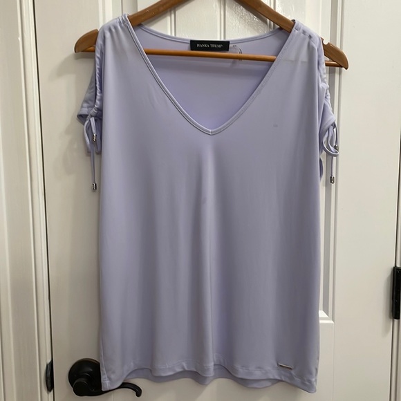 Ivanka Trump lavender blouse.  S/M - Picture 1 of 6